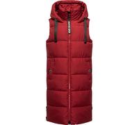 NAVAHOO Gilet 'Schnuffelchen' rosso ciliegia / nero Donna NAVAHOO M
