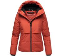 Navahoo Liebesküken XIV Giacca invernale da donna calda e trapuntata, in materiale riciclato, con fodera interna in pile e cappuccio, taglie XS-XXL, terracotta, L