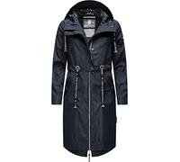 Navahoo Parka di transizione leggera da donna con cappuccio Josinaa, blu navy, S
