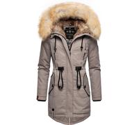 Navahoo Bombii, caldo parka invernale da donna, con cappuccio, taglie XS-XXL, Zinc Grey, XXL
