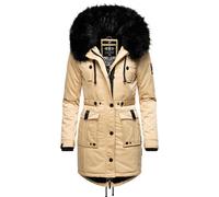 NAVAHOO Parka invernale 'Luluna' beige / nero Donna NAVAHOO XXL beige / nero