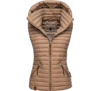 Navahoo Shadaa Gilet Trapuntato Mezza Stagione da Donna Grigio Taupe XS