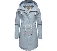 Navahoo Tropical Stormoo Giacca Impermeabile da Donna, da Mezza Stagione, Parka Funzionale, Taglie Blu Bambino XL