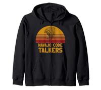 Navajo Code Talkers Nativi Americani Giorno Navajo tribù Indiano Felpa con Cappuccio