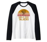 Navajo Code Talkers Nativi Americani Giorno Navajo tribù Indiano Maglia con Maniche Raglan