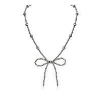 Navajo, collana con perle e fiocco, gioiello occidentale, da donna, con turchese, Plastica, Nessuna pietra preziosa