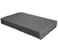 Navara Set di 5 cuscinetti superiori (piccole dimensioni, 10 mm di spessore, 255 mm x 190 mm)