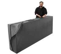 Navaris Custodia Materasso Singolo - 90 x 200 x 25 cm - Protegge da Polvere e Umidità - Copertura a Sacco - Fodera per Trasloco - Proteggi Materassi - Grigio