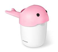 Navaris Lavatesta Portatile Capelli Bambini - Lavacapelli Bimbo Neonato + 18 Mesi - Caraffa con 3 Getti per Lavaggio Testa Bimbi e Bagnetto - Rosa