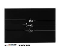 Navaris Memo Board Lavagna Magnetica 40x60cm - Lavagnetta Scrivibile con Calamite - Bacheca Muro Cancellabile 5 Magneti 1 Pennarello - Live Laugh Love