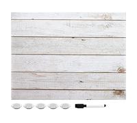 Memo Board - Lavagna Magnetica 43x33cm - Bacheca con 1 Pennarello e 5 Calamite