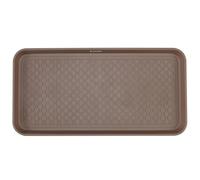 Navaris Porta Scarpe Ingresso Casa - Portascarpe - Scarpiere - Vaschette Plastica - Vassoio Bagno - Adatto come Tappetino Sottociotola per Cani o Sottovaso - Impermeabile - Marrone