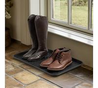 Navaris Porta Scarpe - Portascarpe Ingresso Casa - Vassoio Plastica con Base Rialzata - Vaschette Asciuga Scarpe - Poggia Scarpe per Bagno e Corridoio - Poggiascarpe Camper