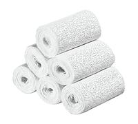 Navaris Rotoli bende gessate calco pancione - 6x rotolo garze gesso 10cmx300cm asciugatura rapida uso su pelle viso corpo modellismo modelli maschere