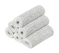 Navaris Rotoli bende gessate calco pancione - 6x rotolo garze gesso 15cmx300cm asciugatura rapida uso su pelle viso corpo modellismo modelli maschere