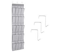 Navaris Scarpiera Salvaspazio Slim - Organizer Porta Scarpe 20x Scomparti - Scarpiera Pensile per Porte Ante Armadi - Organizzatore Portaoggetti Bagno