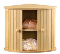 Navaris Scatola per pane in legno, per piano di lavoro, cucina, fattoria, ad angolo, con ante scorrevoli, 30 x 30 x 31 cm