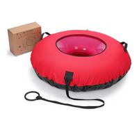 Navaris Slittino Gonfiabile da Neve Adulto - Slittini per la Neve - Slitta Adulti - Gommone - Snow Tube - a Forma di Ciambella - Accessori Vacanze Invernali - Idea Regalo Natale