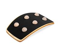 Navaris Tavoletta Massaggiante Back Stretcher in Legno e Schiuma - Supporto Massaggia Schiena 6x Sfere per Massaggio Dorsale Lombare Sacrale Toracico