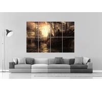 Nave Barca Pirata The Great Ship Wall Arte locandina Grande Formato A0 Larghezza