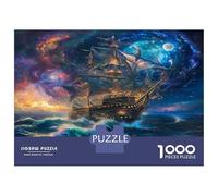 Nave cielo Rompicapo 1000 Pezzi In Nave magiche cartone Riciclato, Un Puzzle Per Impossibile Difficile Arduo Stimolante, Ideale Per Decorazione Casa Design, Regali Per Le Donne, Regali Per Gli Uomi