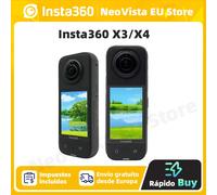 【Nave da UE】Insta360 X3/X4 -Camera d'azione 360 impermeabile con sensori da 1/2" 48 MP, video HDR Insta360 X4