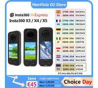 【Nave dall'UE】Insta360 X3/X4/X5-Camera d'azione 360 impermeabile con sensori da 1/2" 48 MP, video HDR attivo 5.7K 360, foto da 72 MP 360