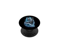 Nave lunga guidata dalla tempesta - Mitologia nordica PopSockets PopGrip Adesivo
