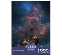 Nave magica Puzzle 3D in Carta 70x50cm/1000pcs Notte stellata Gioco Educativo E Rilassante Creativo E Decorazione Ottimo Regalo Per Famiglie