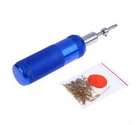 Nave Modello Nail Presser Tool per Model Building con Profondità di Pressione Regolabile, Corpo in Lega di Metallo, Inserimento Chiodo Rame