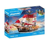 Playmobil 71418 nave pirata con due personaggi per bambini dai 4 anni