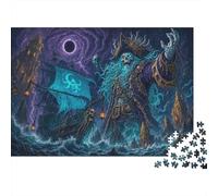Nave Pirata Fantasma Capitano Scheletro Puzzle 1000 Pezzi, Sfida Difficile