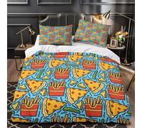 Nave pirata Set Di Copripiumino Set di 3 Pezzi microfibra morbida stampa di 3D con cerniera per cuscini con federe Fumetto fantasy copripiumino for coppie e adulti King（220x240cm）