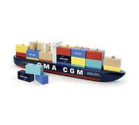 Nave portacontainer in legno CMA CGM Jules Verne - puzzle VILAC