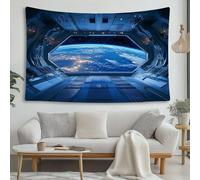 Nave spaziali anime Arazzo da Parete Universo dei cartoni animati Arazzo da Parete Grande Utilizzato in Camera da Letto Soggiorno Copriletto Decorazione Murale 230x210