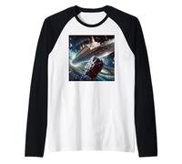 Nave stellare Titanic Maglia con Maniche Raglan