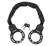 NAVEE Handcuff Lock - Serratura per bicicletta ed e-scooter con design manette, catena in alluminio da 6 mm, diametro serratura 74 mm, protezione antifurto per manubrio e ringhiera