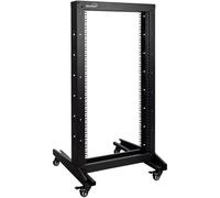 Navepoint 22U 2-post server di rete 1,2 m Open Frame 48,3 cm relay rack Rolling con rotelle