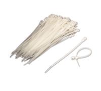 NavePoint - Tornillo de cabeza de montaje de 8 pulgadas, cable con brida, 50 lb, color blanco natural, paquete de 1000 unidades