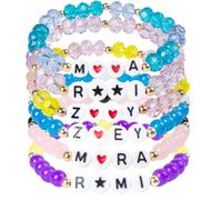NAVESO 6 Pezzi Di Bracciali Dei Korea, Braccialetto Anime Singer Hunters con Nomi Dei Personaggi, Braccialetti Dell'Amicizia per Donne e Ragazze, Appassionati Di Cinema (Stile B)