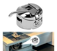Navetta Capsula Porta-Spolina per Macchina da Cucire Universale Cassa della Bobina della Macchina per Cucire Cassa della Bobina in Acciaio Inossidabile per Singer rother Necchi PFAFF Juki Lidl Argento