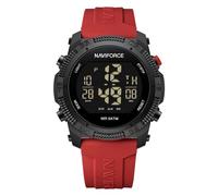 Naviforce Orologio digitale sportivo impermeabile da uomo con cronometro, allarme, cinturino in gomma, orologio da polso per donna
