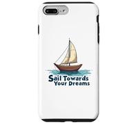 Naviga verso i tuoi sogni Inspirational Sailing Nautical Custodia per iPhone 7 Plus/8 Plus