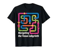 Navigando nel Design del Labirinto dei Tessuti - Color Maze Maglietta