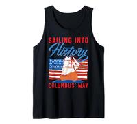 Navigando nella Storia Columbus' Way Indigeno Columbus Day Canotta