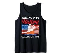 Navigando nella Storia Columbus' Way Indigeno Columbus Day Canotta