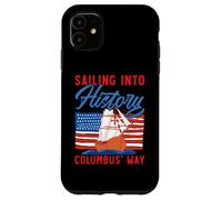 Navigando nella storia Columbus' Way Indigeno Columbus Day Custodia per iPhone 11