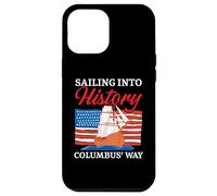 Navigando nella storia Columbus' Way Indigeno Columbus Day Custodia per iPhone 12 Pro Max