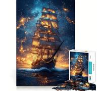Navigando tra le stelle - Puzzle da 1000 pezzi per ragazzi - Gioco di puzzle per allenare la mente - Gioco di gruppo - Arte e assemblaggio - Regalo classico (38x26cm)