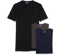 Navigare Maglietta intima 112 Uomo Pacco da 3 Multicolore (Nero/Grigio/Navy) M